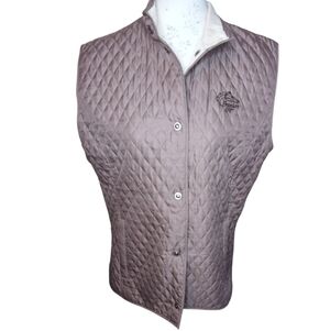 Gear Breeder’s Cup Horse Button Up Vest  women's  large